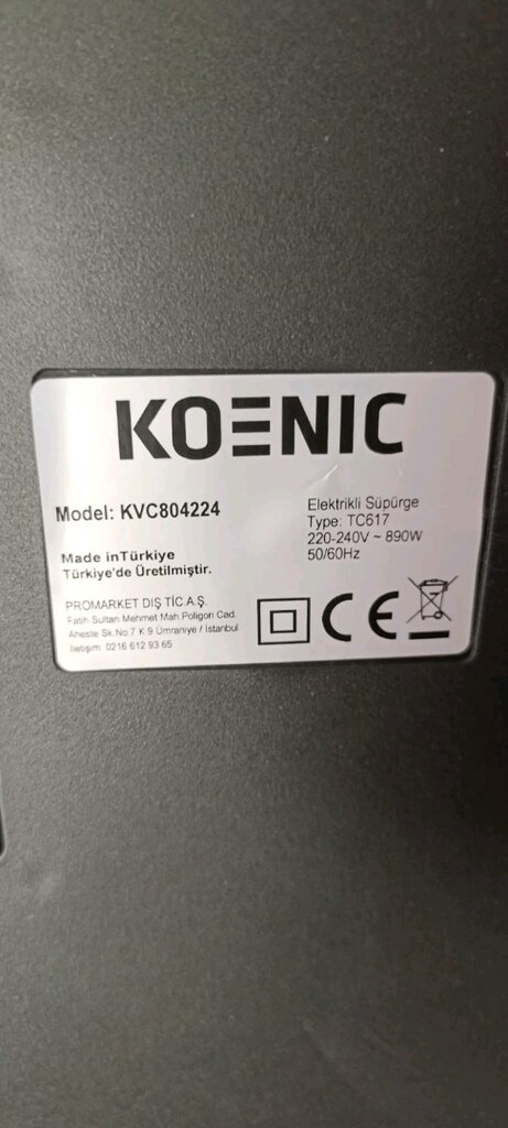 Koenic KVC804224 Torbasız Cyclone Elektrikli Süpürge - 6