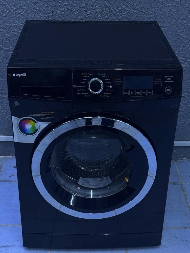 ARÇELİK SİYAH 8 KG A+++ SORUNSUZ ÇAMAŞIR MAKİNESİ - 3