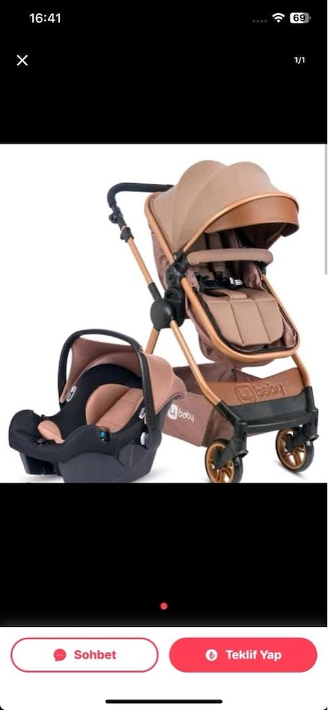 4 baby travel sistem bebek arabası