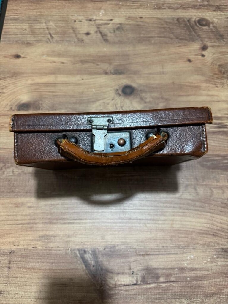 Vintage Kahverengi Takı Aksesuar Çantası Nostaljik, retro görünümlü - 3