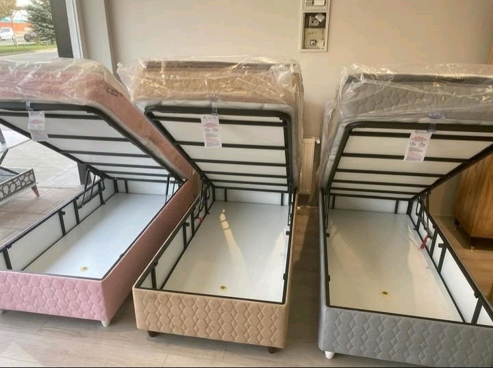 SIFIR TEK KİŞİLİK YENİ BAZA BAŞLIK YATAK ŞOK FİYAT - 9