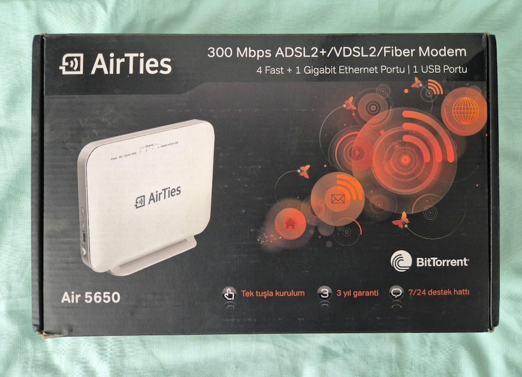 AIRTIES 5650 ADSL2+/VDSL2/Fiber Modem