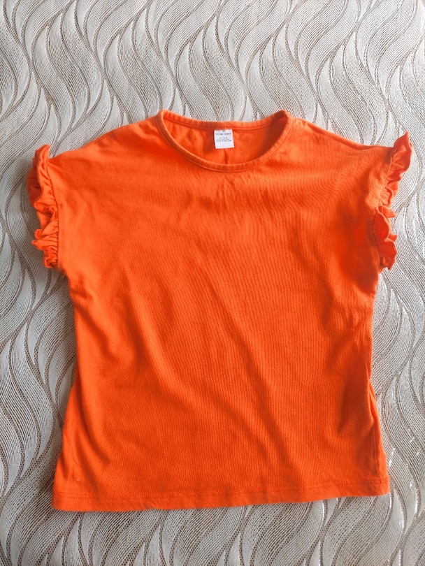 LCW kız çocuk Fırfır Kollu body bluz