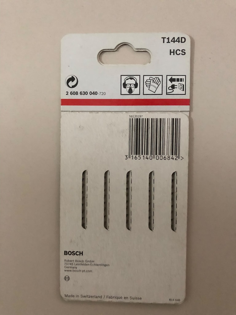 Bosch T 144 D Speed for Wood 5'li Dekupaj Testeresi Bıçağı - 2