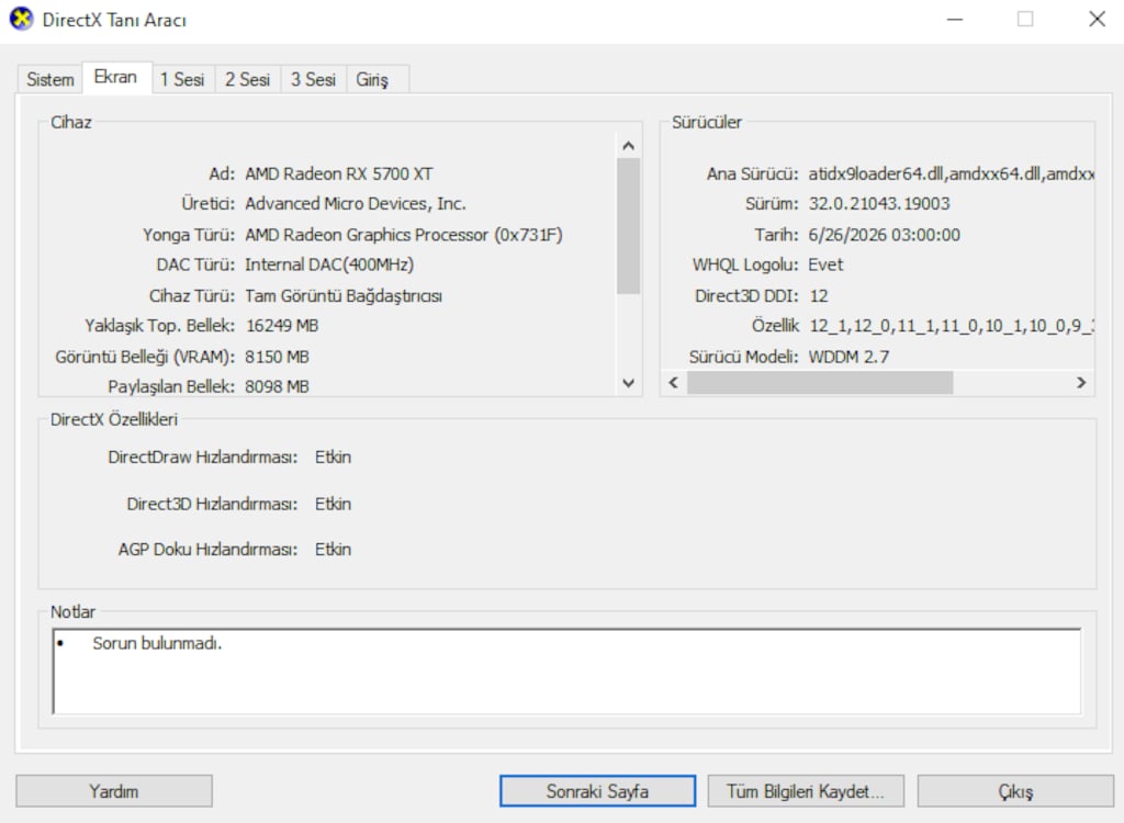 Oyun bilgisayarı - i3 12100f + 5700XT - açıklamayı oku - 7