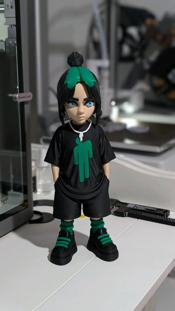 Billie Eilish Figür 3D baskılab_ankara - 5