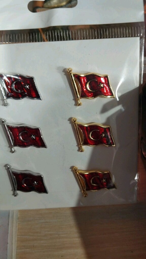 Türkiye Bayrağı Rozetleri - 5