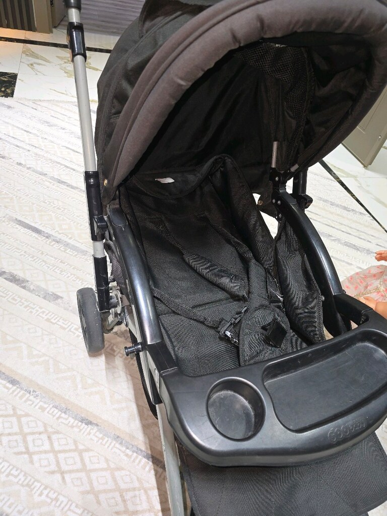 Çok Fonksiyonlu, Geniş Alt Sepetli Bebek Arabası - Sorunsuz - 5