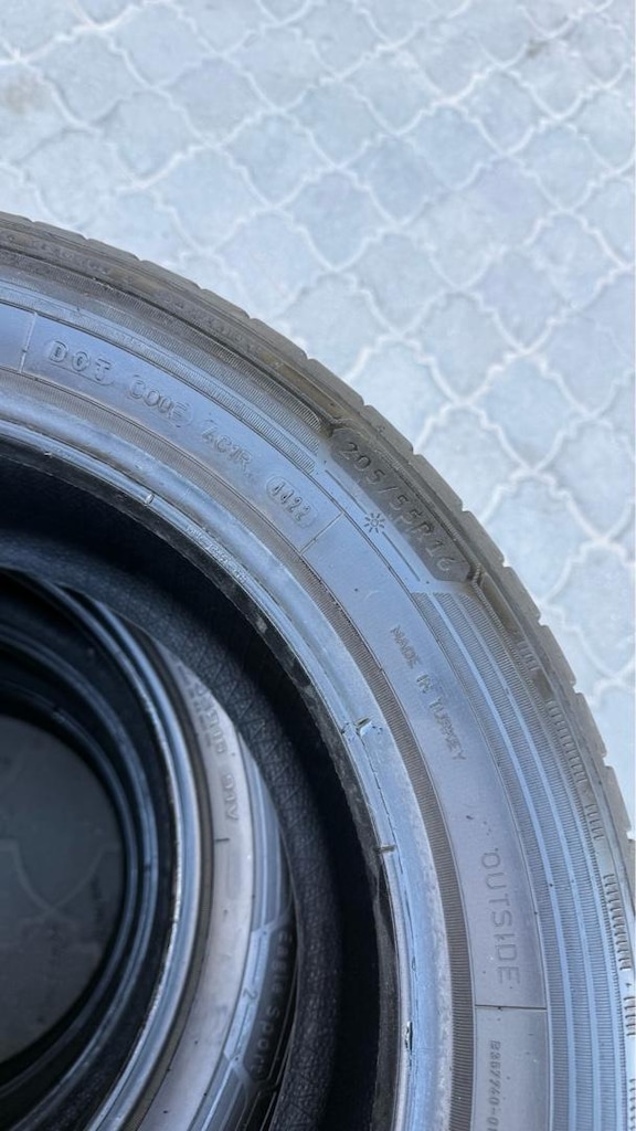 205 55 16 GOODYEAR YAZ LASTİĞİ SIFIRDAN FARKSIZ - 3