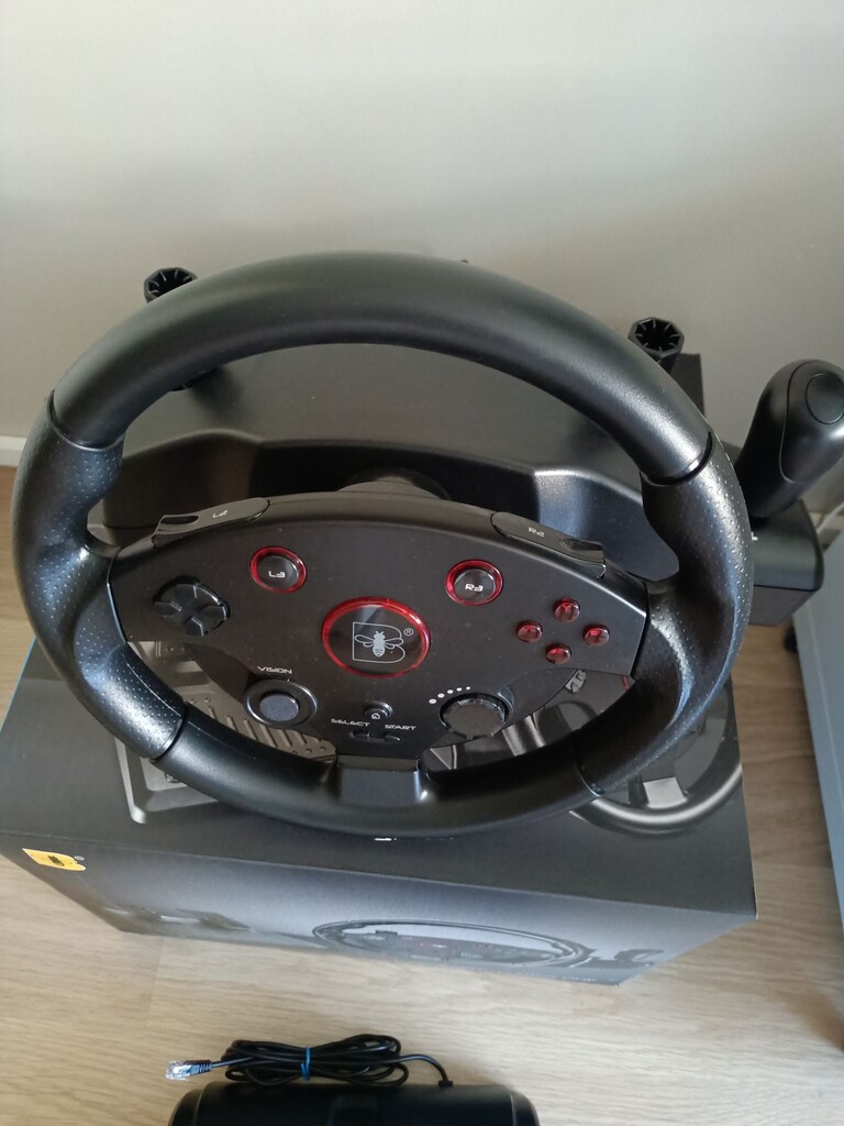 Yarış Direksiyonu - Bee Racing Wheel Direksiyon seti - 2