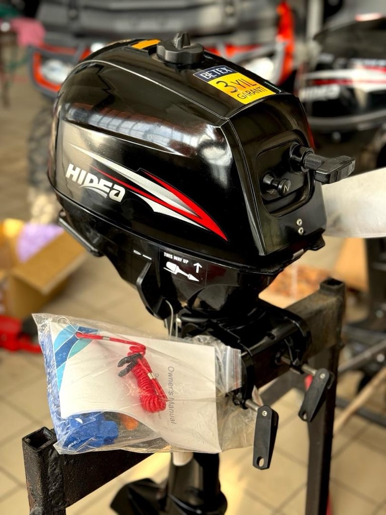 HİDEA YAMAHA VERSİYON 2.5HP SIFIR KUTU DA DENİZ MOTORU BOT - 2