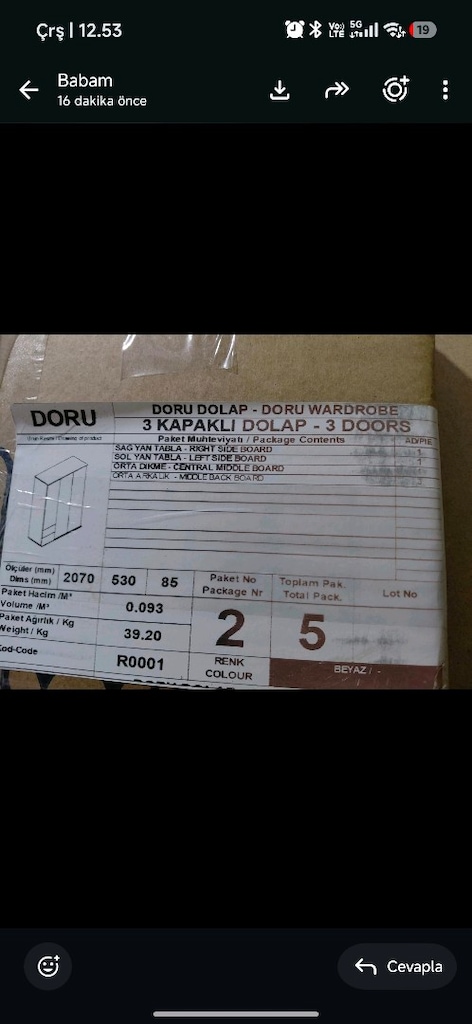 3 kapaklı Gardrop - 3