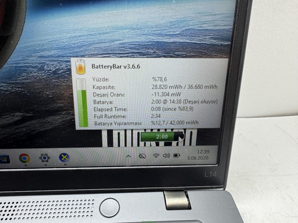 LENOVO THİNKPAD İ5 12. NESİL 16 GB RAM 256 NVME - 4