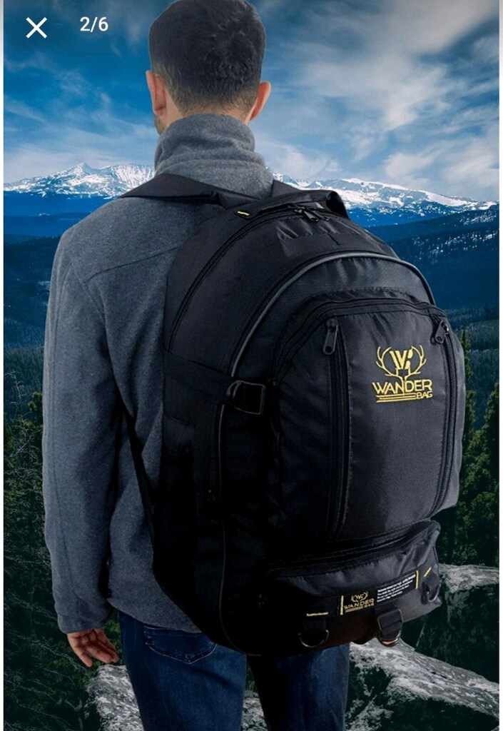 Wander 50 LT Bag Siyah Sırt Çantası - 2