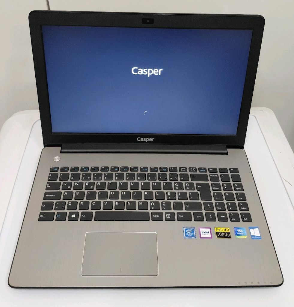 CASPER 15.6 İNÇ FHD ÇÖZÜNÜRLÜKLÜ SSDLİ TERTEMİZ LAPTOP! - 3