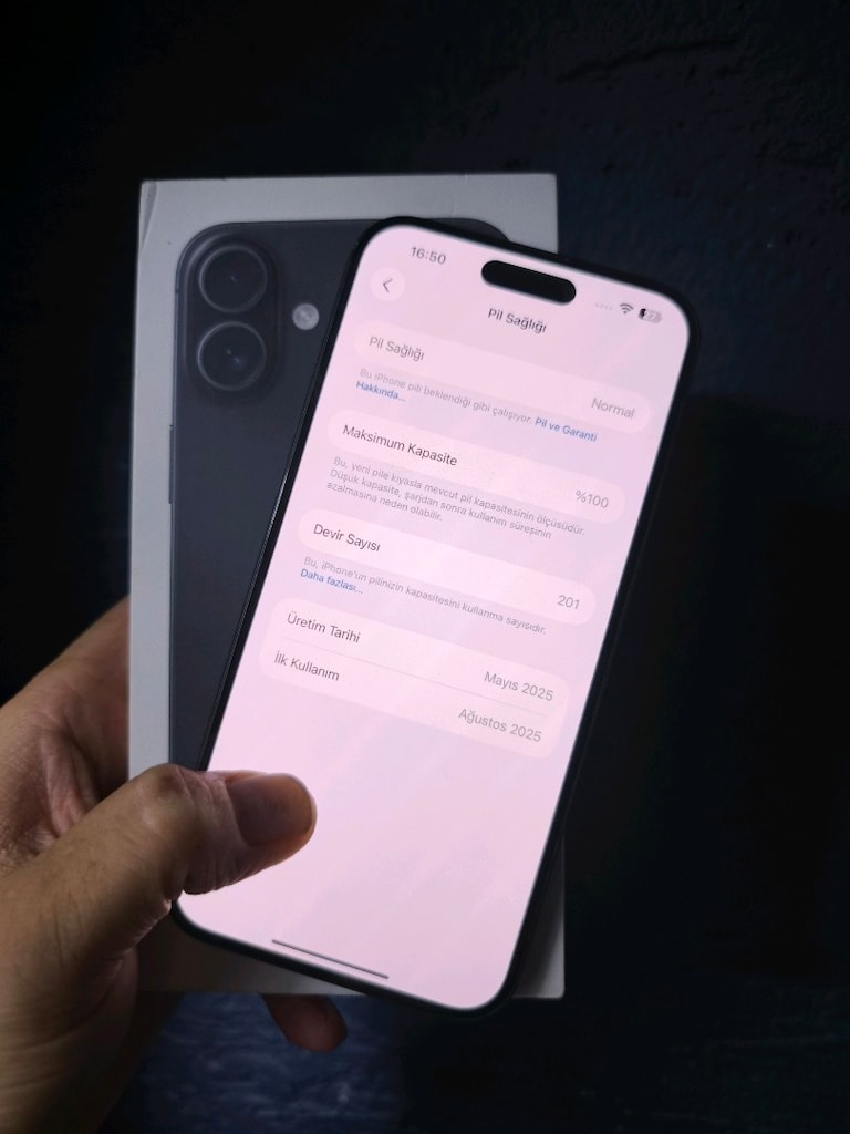 13 AY GARANTİLİ İPHONE 16 PLUS 128 GB - 3