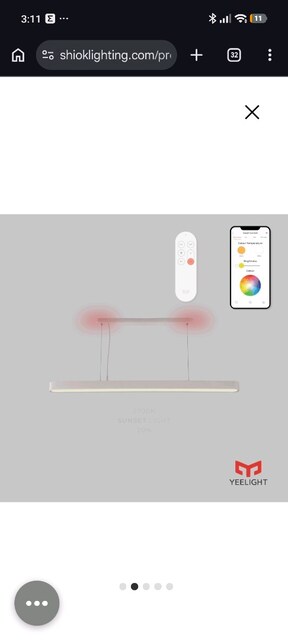 Yeelight Crystal Smart Pendant Lamp