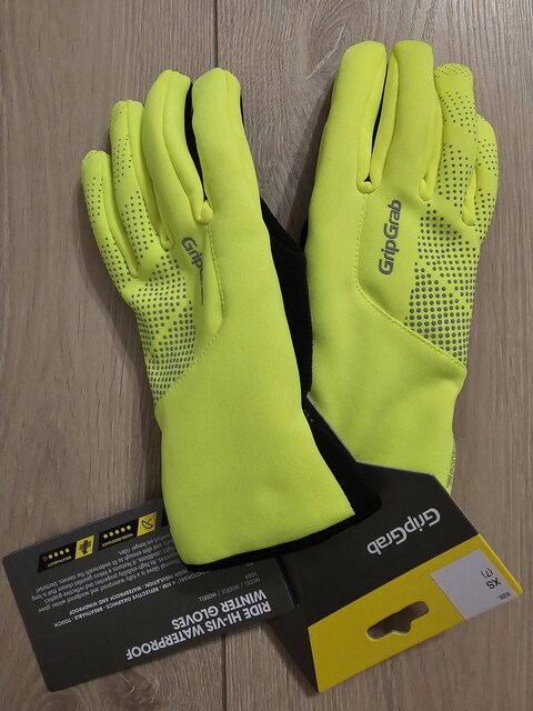 GripGrab Ride Hi-Vis Kışlık Bisiklet Eldiveni