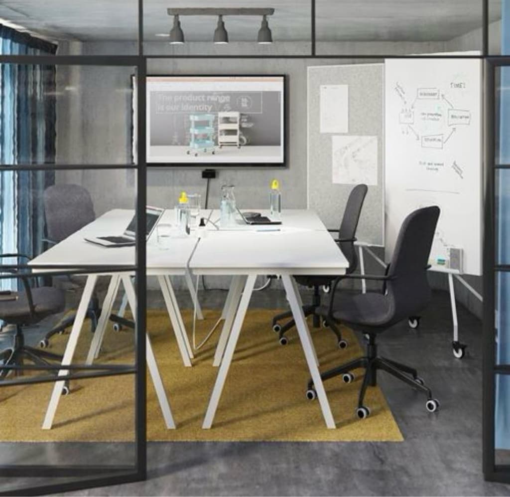 12 adet IKEA TROTTEN ÇALIŞMA MASASI - 10