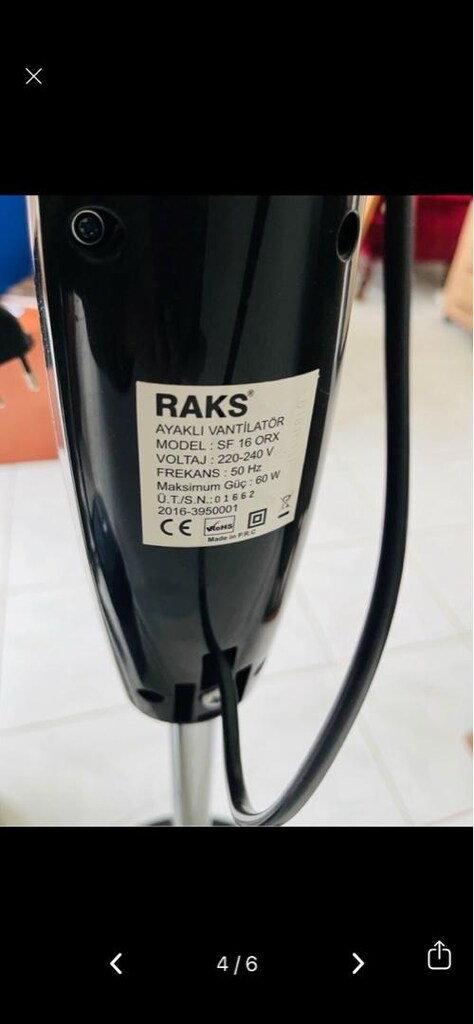 RAKS KUMANDALI VANTİLATÖR - 4