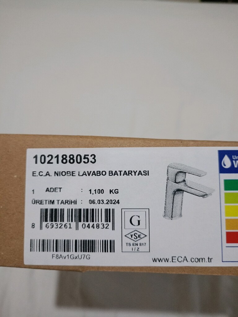ECA NİOBE LAVABO BATARYASI - 6