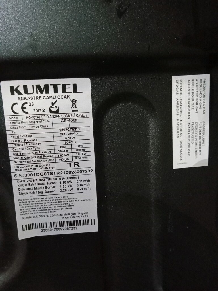 Kumtel Ocak davlumbaz - 15