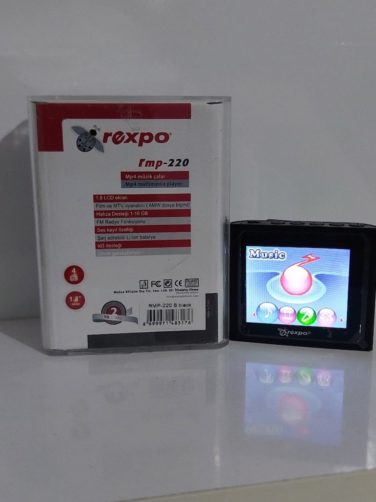 mp3-4 muzik çalar 4gb radyolu