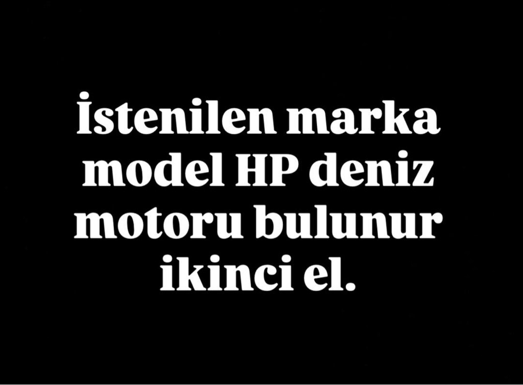 istenilen marka model hp deniz motoru - 2