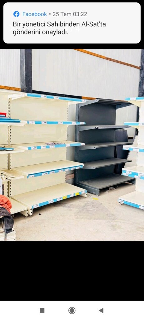 SomÇelik temiz İkinci el market rafları birinci kalite sıfır ayarında - 7