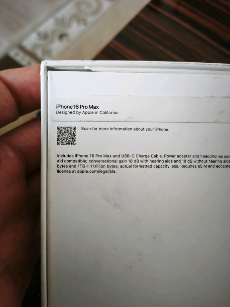 iPhone 16 Promax boş kutu 256gb desert titanyum - 4