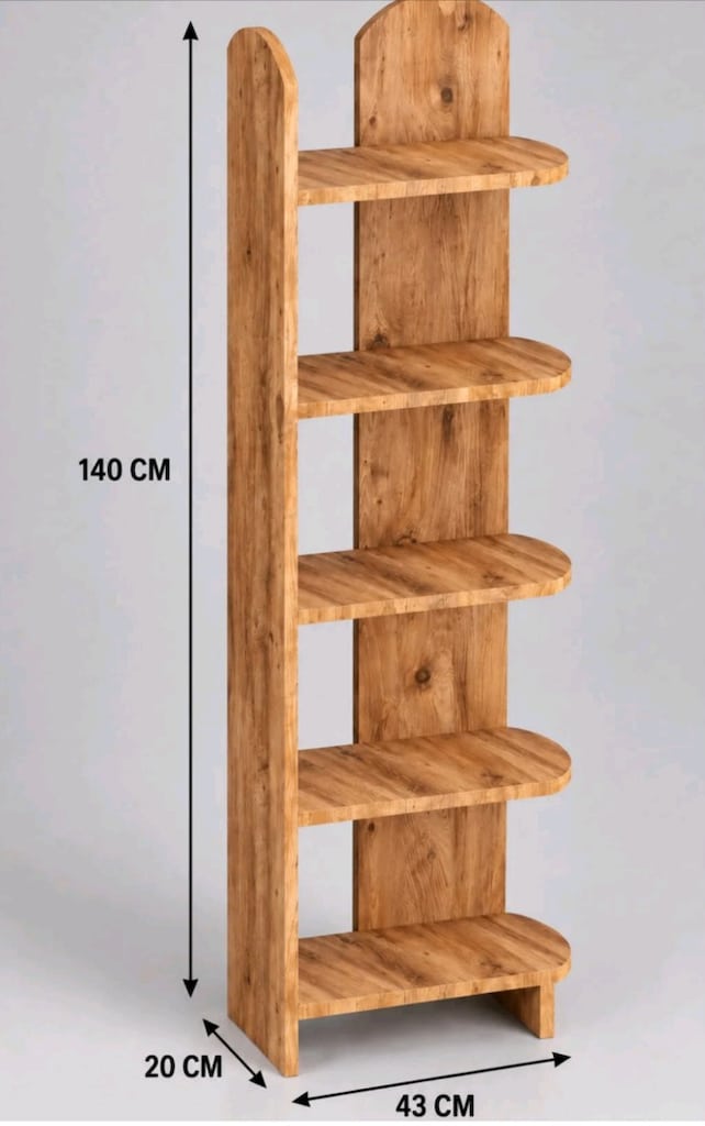 ŞIK AHŞAP KİTAPLIK - 9