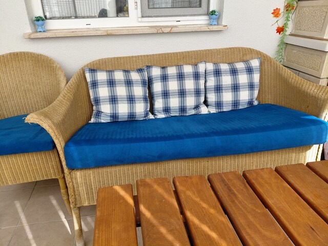 Rattan balkon takımı