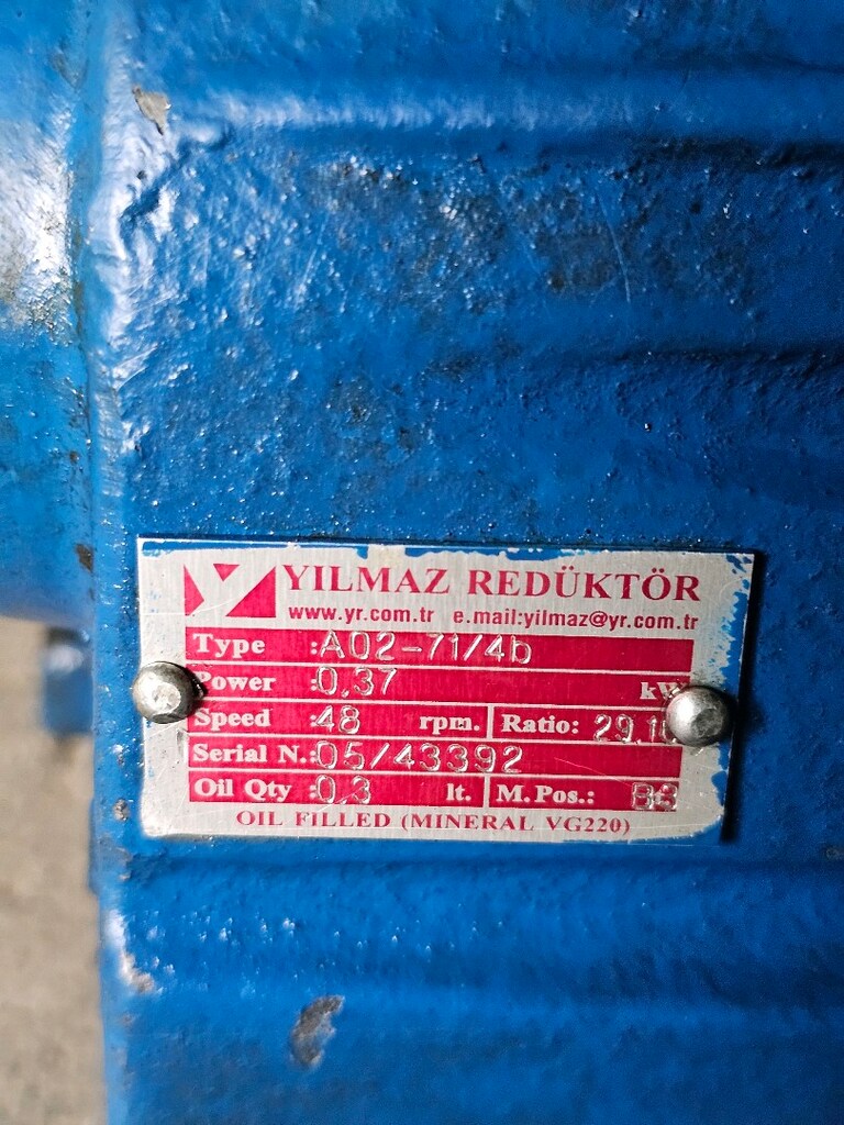 Yılmaz Redüktör Motor 48 Devir - 6