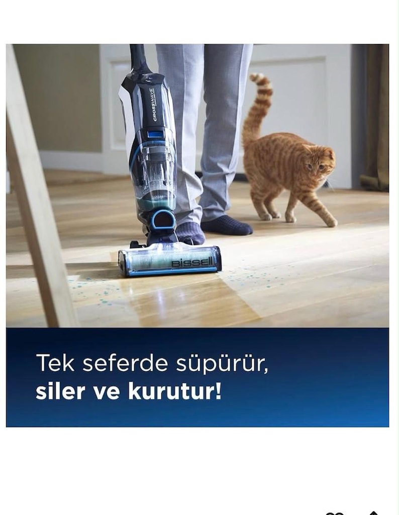 Bissell CrossWave Cordless Max 3’ü 1 Arada Kablosuz Süpürge - 7