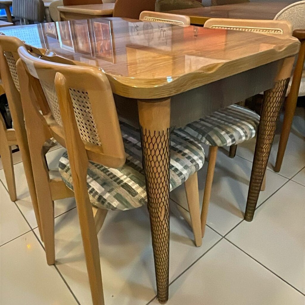 70x110 High Gloss Masa Takımı – 4 Zion Sandalye - 5