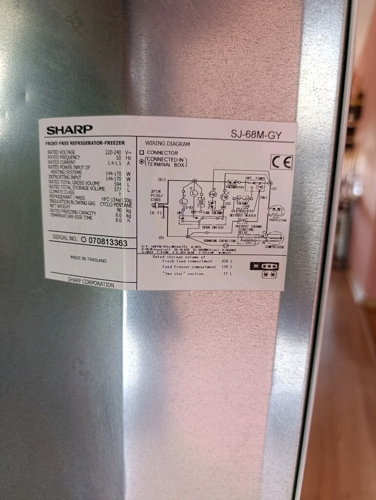 BUZDOLABI SHARP MARKA 577 LİTRE TEMİZ - 4