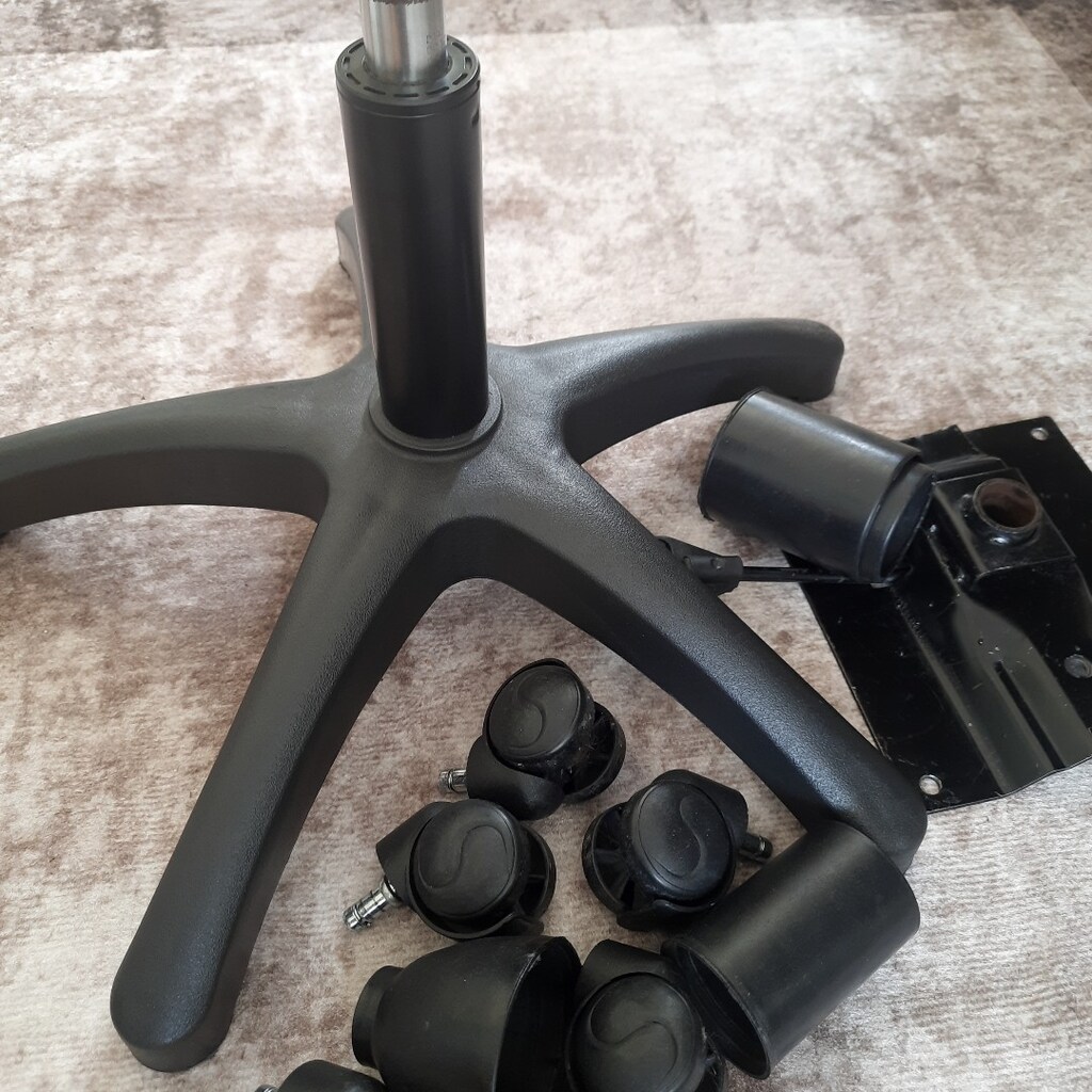 bikgisayar sandaliyesi yıldız altlik,amortisör piston ve tekerler - 2