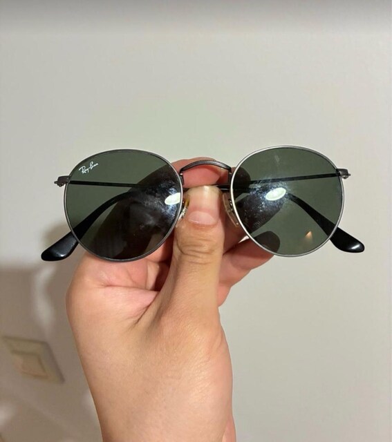 RAY-BAN Siyah Yuvarlak Güneş Gözlüğü