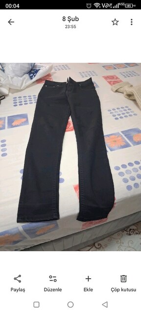 bayan kot pantolon