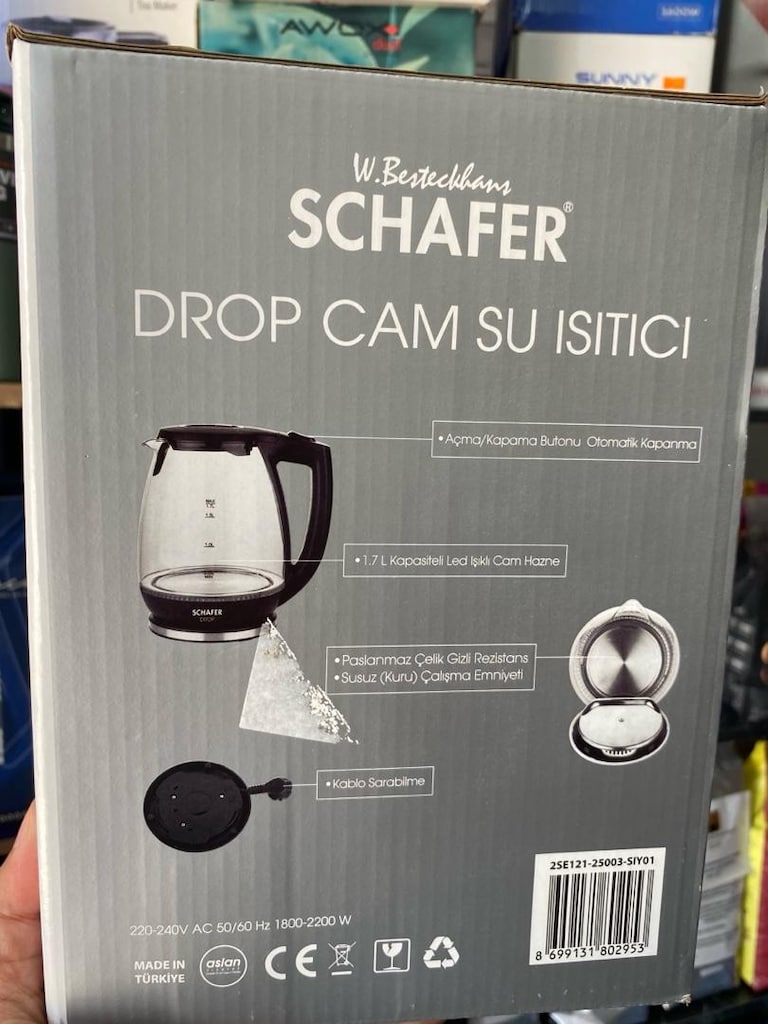 SCHAFER CAM SU ISITICI SIFIR KUTULU GARANTİLİ - 3