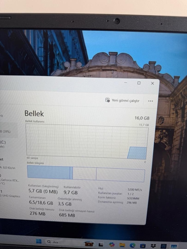 Kaskolu ACER nitro RTX 4050 - i5 13460H GAMİNG LAPTOP - 5