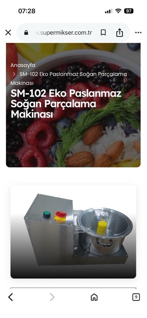 LAHMACUN SOĞAN DOĞRAMA MAKİNASI - 7