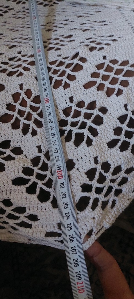 YATAK ÖRTÜ 210/200CM VİNTAGE AVRUPA KALIN DANTEL BEYAZ - 4