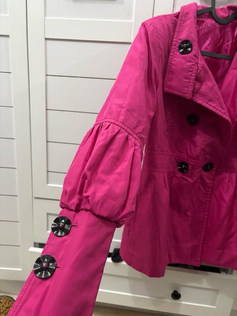 trençkot Fuşya pembe - 2