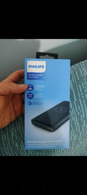 SIFIR Philips DLP6645 10000 mAh Kablosuz- KABLOLU Powerbank
