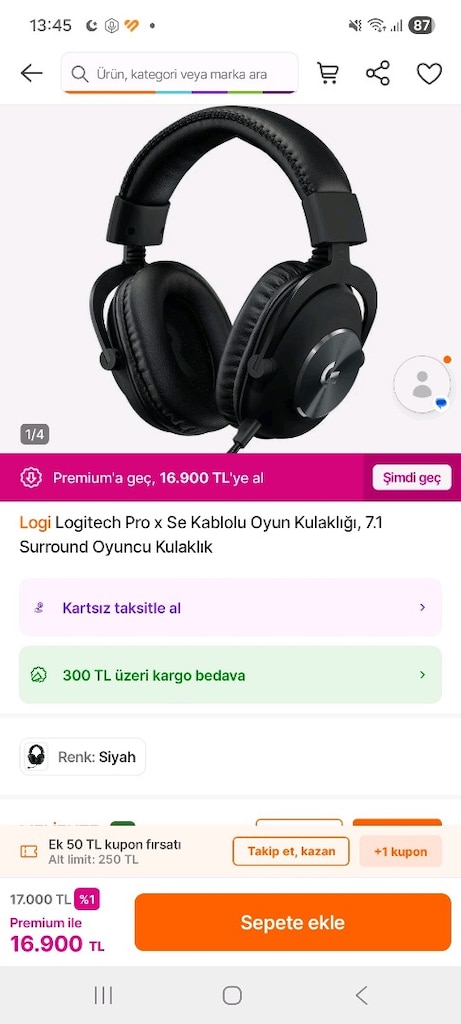 logitech pro x se wired Oyuncu bilgisayar kulaklığı - 3