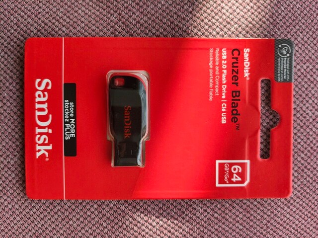 SanDisk 64GB Cruzer Blade USB Flash Bellek – Sıfır Kapalı