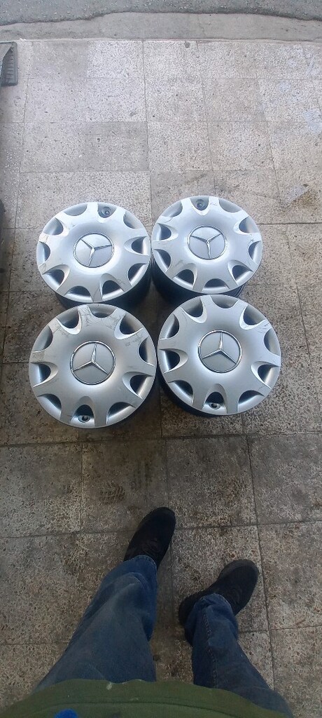 ORİJİNAL MERCEDES JANT KAPAK 15inç 4ADET - 6