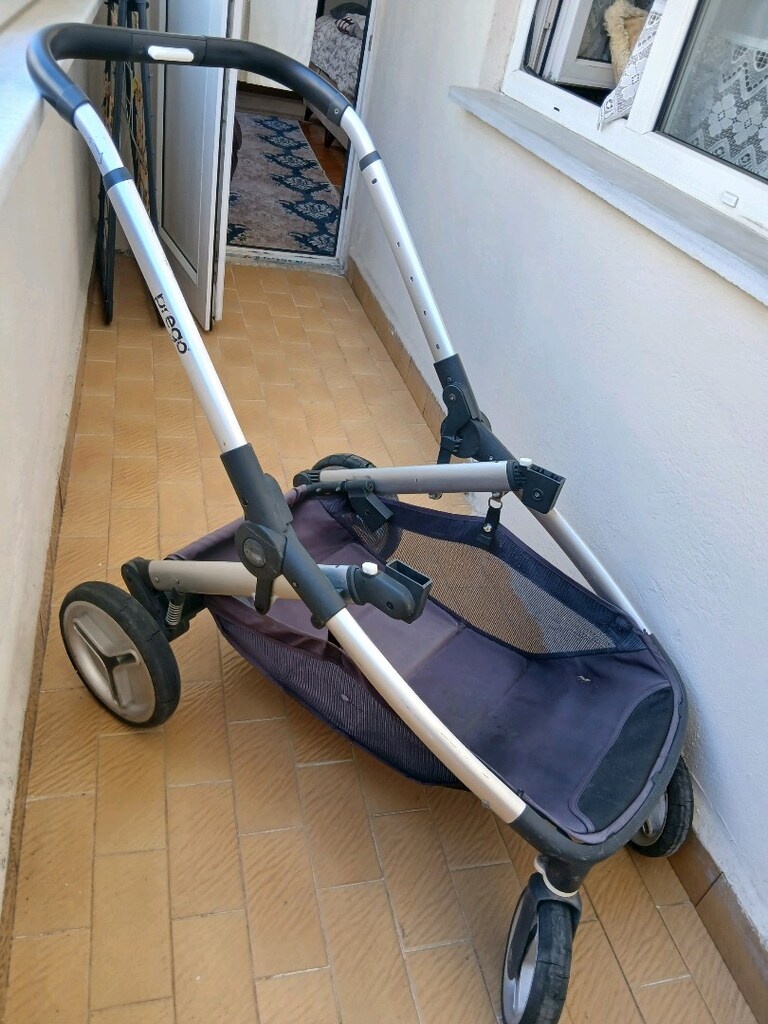 Prego 2072 İbiza Siyah İkiz Bebek Arabası - 5