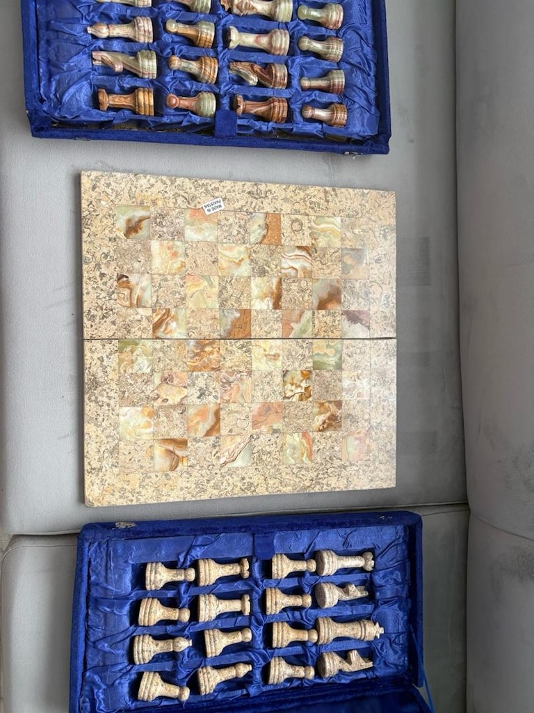 Özel Üretim Mermer Satranç Takımı - 5